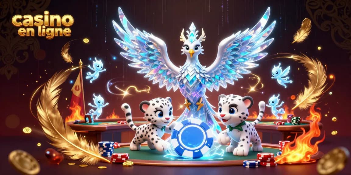 Visitez le casino en ligne avec une scène captivante de poker et des personnages magiques.