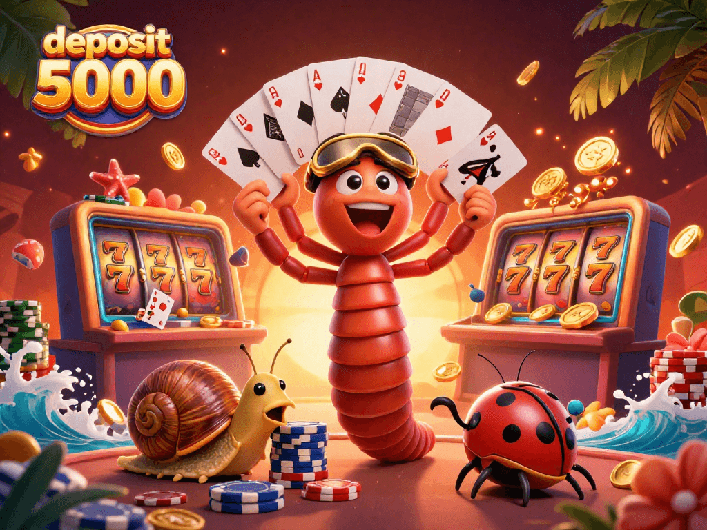 Engage with the deposit 5000 challenge and experience thrilling casino action with vibrant 3D visuals.