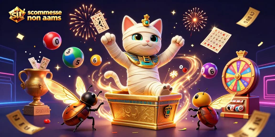 I migliori siti scommesse non AAMS presentano una mummia egiziana, uno scarabeo e elementi di gioco accattivanti.