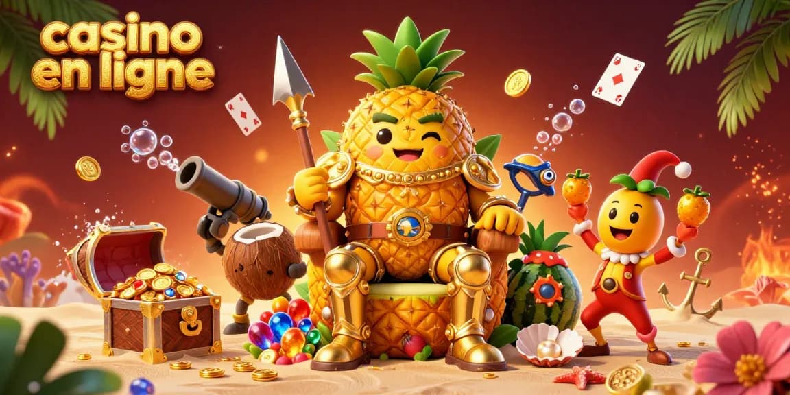 Jouez à casino en ligne avec des personnages colorés et vibrants dans une scène de jeu immersif.