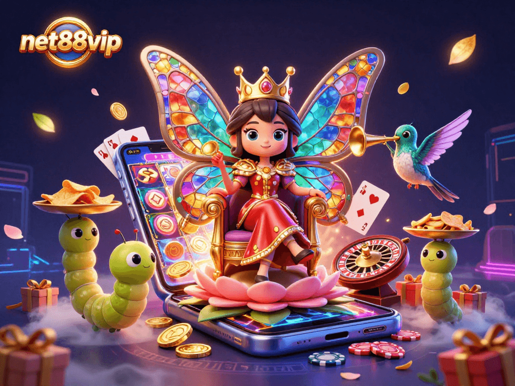 Experience thrilling gameplay at net88vip with vibrant slot games, captivating characters, and interactive elements.