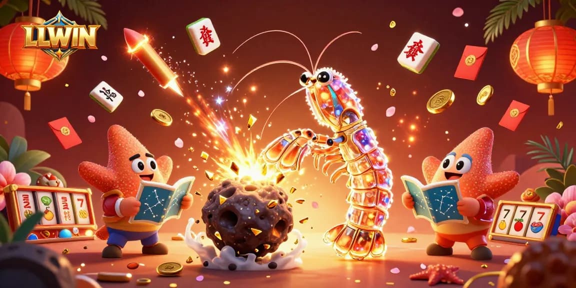 Experience vibrant gameplay at LLWIN, showcasing a galactic samurai and gaming elements in a dynamic casino scene.