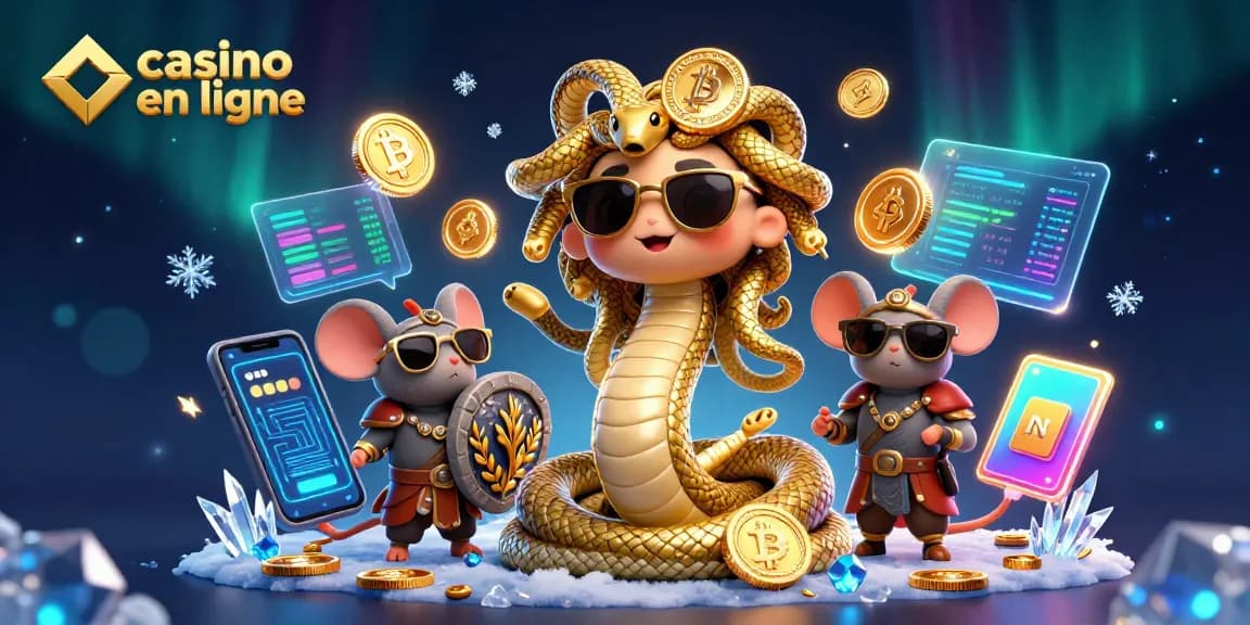 Découvrez le monde fascinant du casino en ligne avec cette illustration immersive.