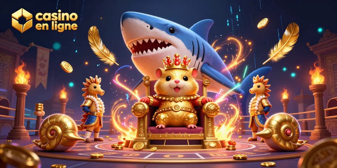 Explorez le royaume magique du casino en ligne avec un roi hamster audacieux et ses gardes marins