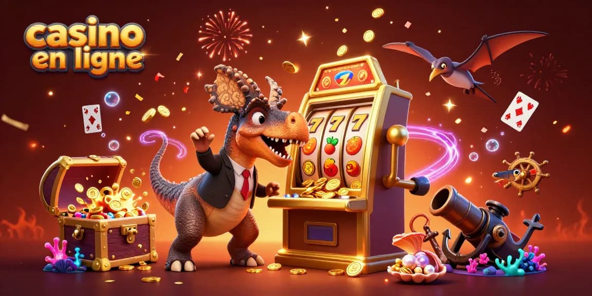 Le casino en ligne offre des jackpots riches avec des machines à sous dorées en pleine action.