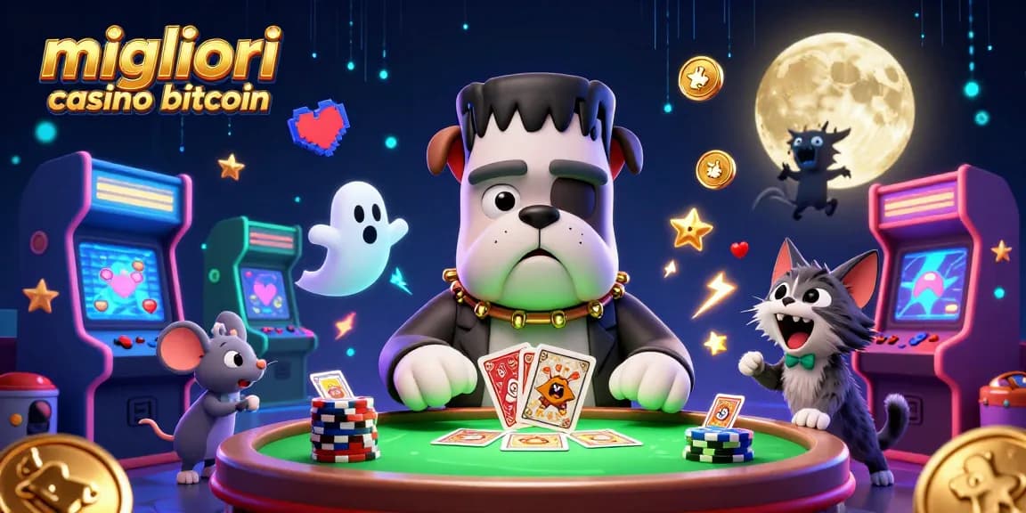 Gioca nei migliori casino bitcoin con un bulldog Frankenstein, un topo fantasma e un gattino lupo.