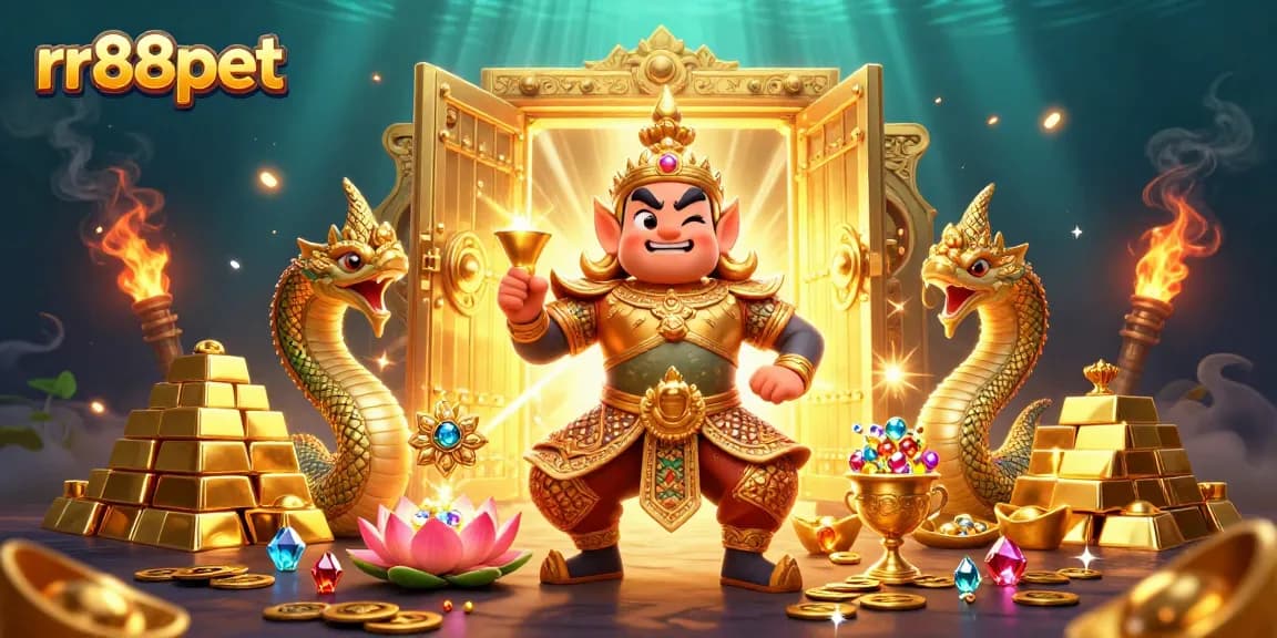 Bet and win at rr88pet with high-stakes gameplay and vibrant treasures in this stunning scene.