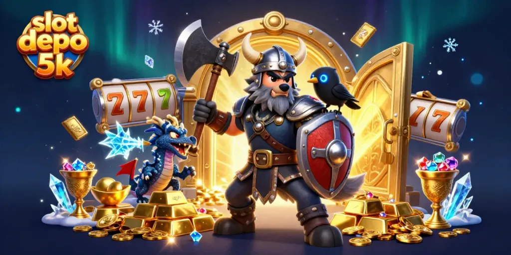 Experience thrilling gameplay at slot depo 5k with vibrant visuals and engaging characters in this magical casino scene.
