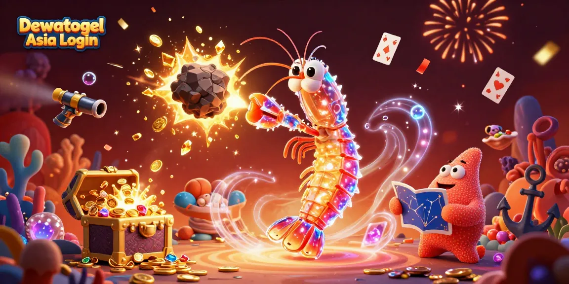 Dewatogel Asia Login showcases an exciting 3D casino adventure with galactic characters and rich visuals.