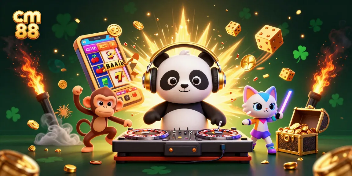 Spin the reels at cm 88 with vibrant characters and thrilling jackpot elements exploding in excitement.