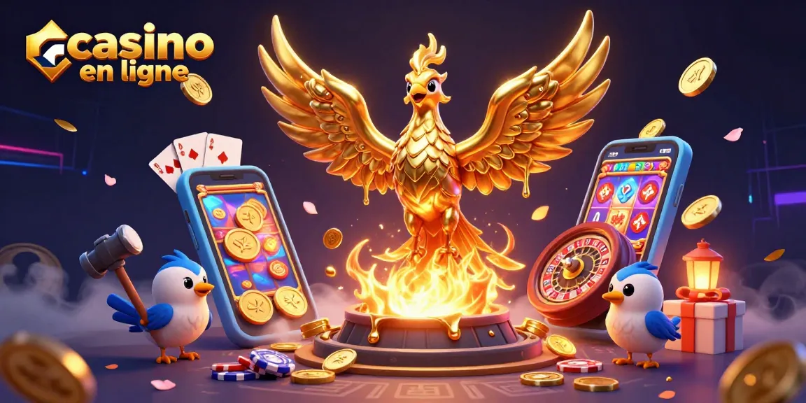 Gagnez aux machines à sous sur casino en ligne avec un phénix et des éléments de jeu captivants.
