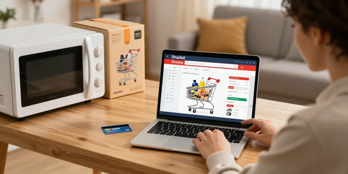 Shashel e-commerce shopping experience with microwave devices, top quality home improvement products.