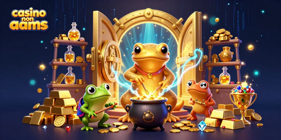 Vinci nel casino non aams: illustrazione di alchimista e aiutanti trasformando metalli in tesori.