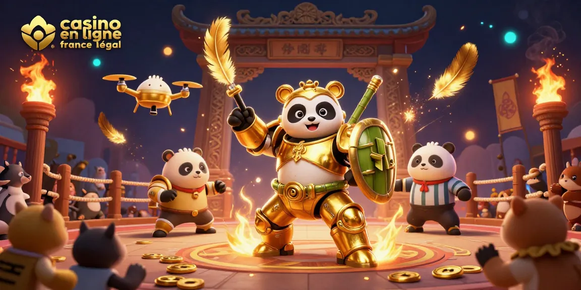 Jouez sur un casino en ligne France légal avec des éléments de jeu animés autour de personnages uniques.