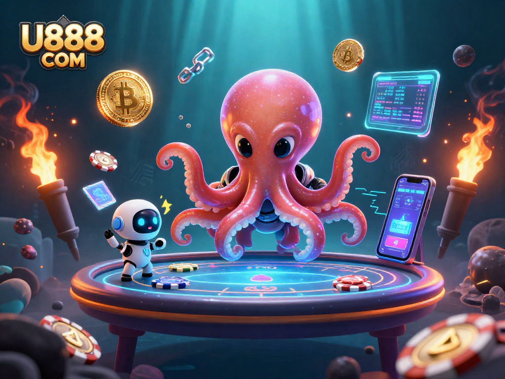 Experience thrilling gameplay with U888 COM’s intergalactic poker challenge featuring vibrant 3D elements.
