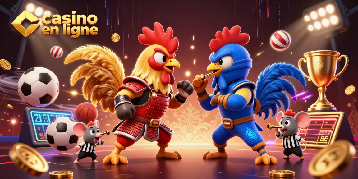 Les coqs se défiant au casino en ligne avec des éléments de jeu dynamique