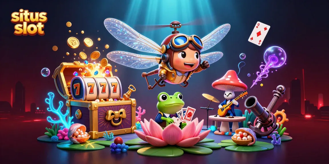 Gambarlah situs slot dengan pilot capung dan dealer katak di casino yaitu slot gacor.