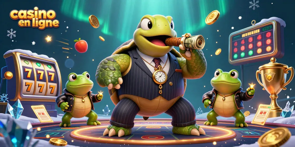 Gagnez en jouant au casino en ligne avec des décors riches et une tortue charismatique.
