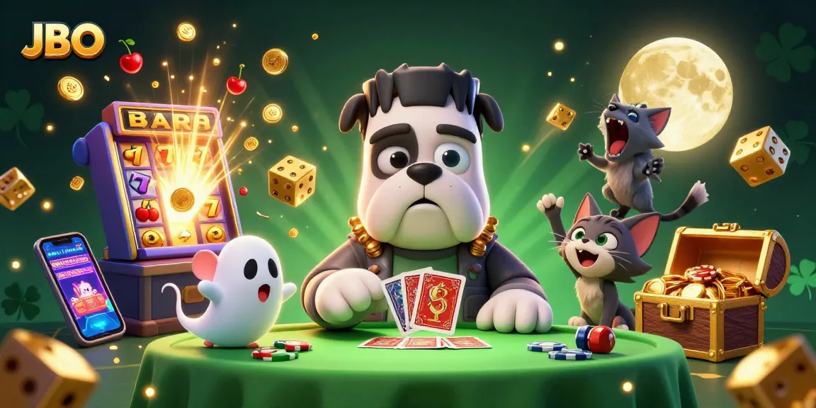 Engage with JBO's thrilling casino atmosphere, featuring dynamic characters and exciting gameplay elements.
