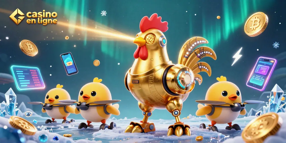 Amusez-vous avec des jeux de casino en ligne tout en profitant d'un éclairage futuriste.
