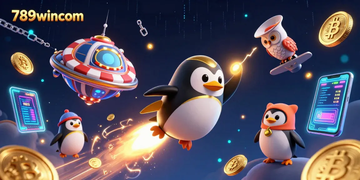 Experience winning thrills with 789wincom's vibrant casino-themed illustration featuring dynamic elements.