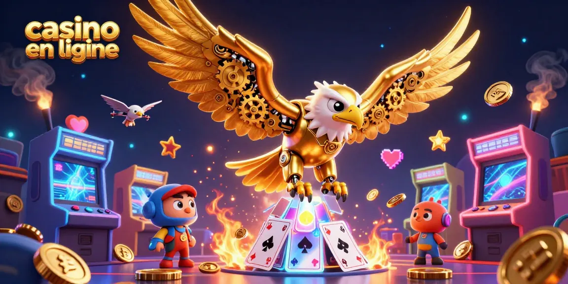 Les joueurs s'immergent dans l'univers captivant du casino en ligne avec des éléments de jeux animés.