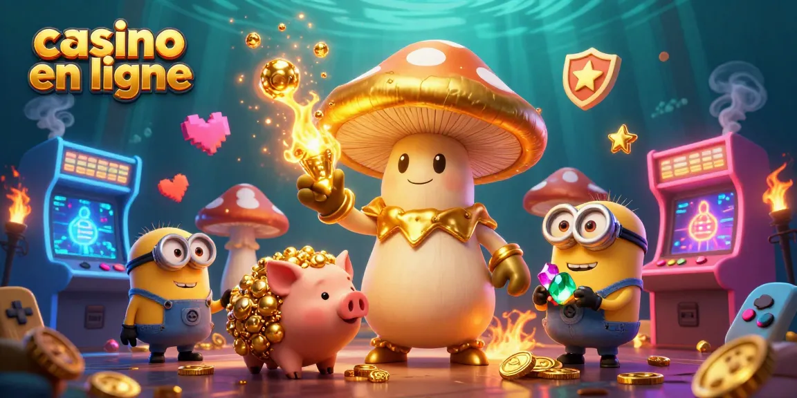 Jouer au casino en ligne avec un magicien doré, une créature de compagnie et des jeux colorés.