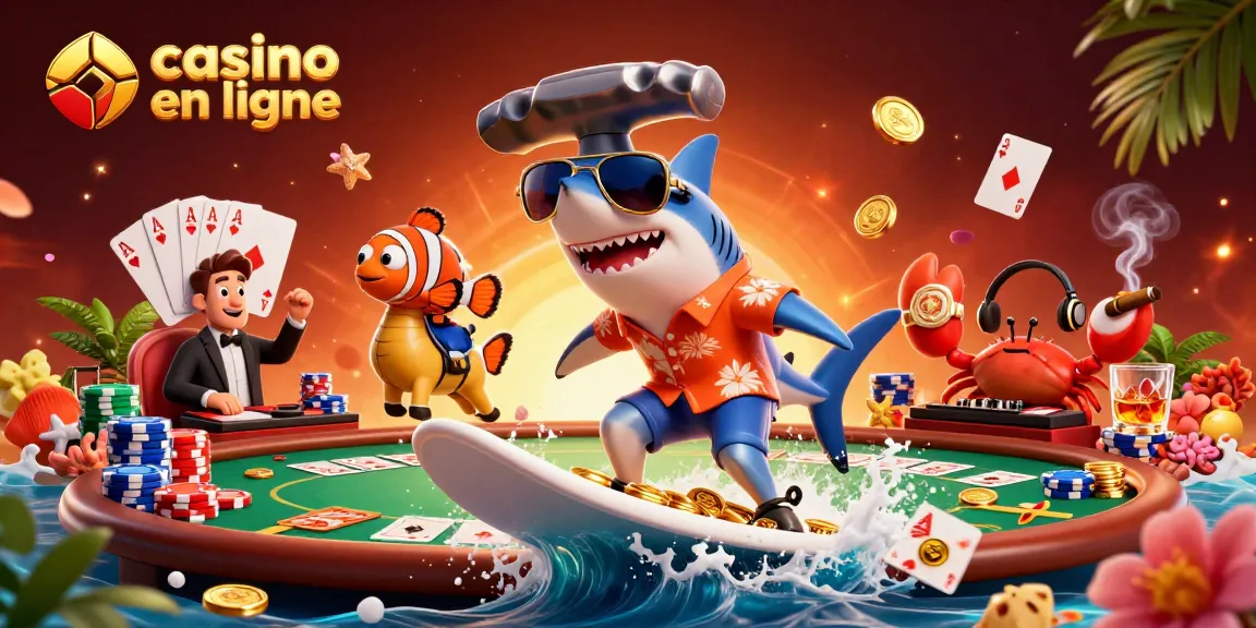 Explorez les jeux de casino en ligne avec des personnages animés et un monde vibrant de couleurs.