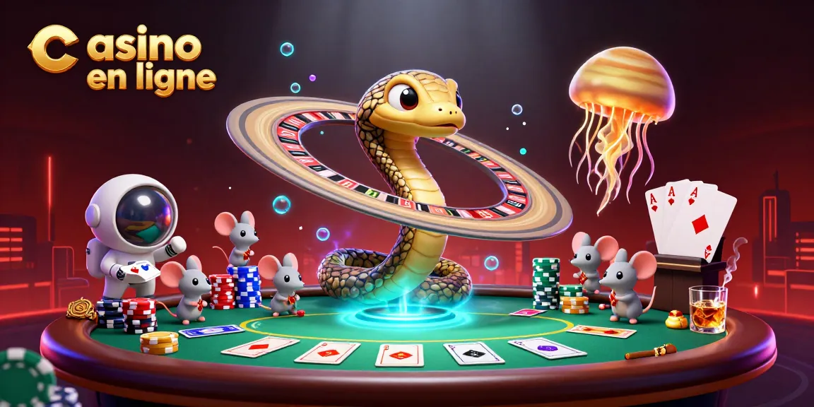 Découvrez l'action palpitante du casino en ligne avec des astronautes pariant sur une roulette cosmique.
