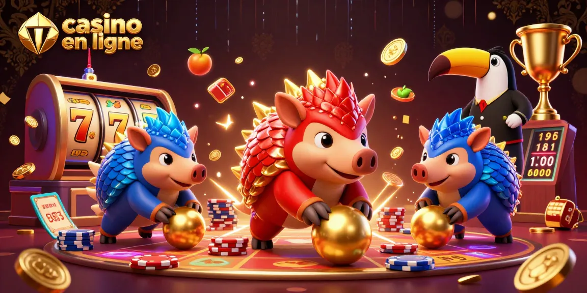Jouez au casino en ligne avec nos pangolins rivaux et leurs jackpots dorés.